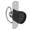Compression Latch, Self-Adjusting, Medium Size, No Restriction, Knob, Rivet/Screw  Installation, Serrated Spring, Steel, Zinc Plated, Bright - 57-10-411-10 - Southco