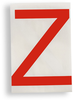 ToughStripe Die-Cut Red Letter Z - 121843 - Brady Corporation