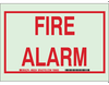 Glow-In-The-Dark Fire & Exit Sign - 80224 - Brady Corporation