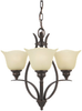 Light Mini Chandelier - F2047/3GBZ - Murray Feiss Lighting