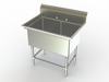 F2 Series, Double Bowl Sink - MF2-1830 - AERO Manufacturing Company
