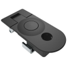 Compression Latch, Sealed Lever Latch, Key Choice, Locking without lock core, 11-21mm Panel, 29-45mm Grip, Zinc Alloy, Powder Coat, Black - C5-92-35-3 - Southco