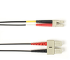 10m (32.8ft) SCLC BK OM4 MM Fiber Patch Cable INDR Zip OFNR - FOCMRM4-010M-SCLC-BK - Black Box