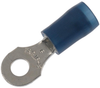 Terminal, Ring Tongue, #6, Crimp, Blue; Stud Size - Metric Abb - Thomas & Betts - 65F722 - Newark, An Avnet Company