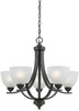 33283-RUST Mid. Chandeliers-Glass Up - 373867 - Capital Lighting, Inc.