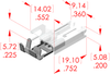 Right Angle Female Disconnect Terminal - 30144 - ETCO Incorporated