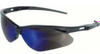 Nemesis Safety Eyewear, Blue Mirror Lens/Black Frame 19808 - C24119481 - Wiper Master, Inc.