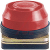 Pushbutton, Non-Illuminated, Booted Operator, Red, Momentary, 30mm, 10A, 500V - 70156638 - Allied Electronics, Inc.