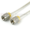 SMA Male (Plug) to SMA Male (Plug) Cable RG405 Type .086 Coax Up To 18 GHz, 1.3 VSWR in 30 Inch and RoHS - SCA45086-30 - Fairview Microwave Inc.