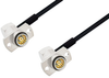 Slide-On BMA Jack Right Angle 2 Hole Flange to Slide-On BMA Jack Right Angle 2 Hole Flange Cable 60 Inch Length Using PE-SR405FLJ Coax - PE3C4849-60 - Pasternack