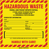 Hazardous Waste Labels - Label Hazardous Waste - 121151 - Brady Corporation