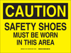 Brady B-140 Fiberglass / Polyester / Vinyl Rectangle Yellow Personal Protection Equipment (PPE) Sign - 14 in Width x 10 in Height - Laminated - 34174 - 754473-16579 - R. S. Hughes Company, Inc.