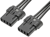 Wtb Cord, Mizu-P25 4P Rcpt-Rcpt, 150Mm; Connector To Connector Molex - 88AH3012 - Newark, An Avnet Company