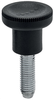 Plastic Ergostyle® Knurled Knobs with Stud by ELESA® -- 34494 - Image