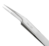 Excelta Three Star Utility Tweezers 5A-SA - Stainless Steel Offset Tapered Ultra Fine Point Tip - 0.01 in Tip Width - 4 1/2 in Length - 0.01 in Thick - EXCELTA 5A-SA - R. S. Hughes Company, Inc.