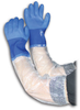 PIP Xtratuff 58-8657 Blue Large PVC Supported Chemical-Resistant Gloves - Rough Finish - 25 in Length - 616314-03745 - 616314-03745 - R. S. Hughes Company, Inc.