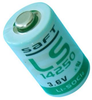 Cylindrical Cell Battery, Lithium , 3.6V, 1/2Aa; Battery Voltage Saft - 30C1750 - Newark, An Avnet Company
