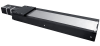 Motorized, ball-screw driven, covered linear stage, 150 mm travel, integrated linear encoder, fine resolution, low speed, inline drive -- LRQ150HL-DE51CT10A - Image