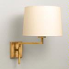 Long Swing Arm Wall Light - WL18/BR - Vaughan Designs, Inc.