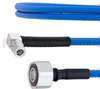 Low PIM 4.1/9.5 Mini DIN Male to RA QMA Male Plenum Cable SPP-250-LLPL Coax in 36 Inch and RoHS with LF Solder - FMCA1802-36 - Fairview Microwave Inc.