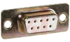 D-Sub Plug; Thermoplastic; Plug; Steel Nickel Plated, Female -- 70081086