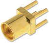 Rf / Coaxial Connector, Mmcx Coaxial, Straight Jack, Solder, 50 Ohm, Beryllium Copper Rohs Compliant Radiall - 31Y4054 - Newark, An Avnet Company