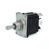 Carling Technologies STJ2E1-53 Sealed Metal Toggle Switch, Double Pole, DPDT, On-Off-On, 16A, 12/24VDC -- 44194 - Image