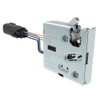 Electronic Rotary Push-to-Close Latch, Delayed Relock, With Latch Status Microswitch, Sealed Connector, 1/4-20 Thread, Stainless Steel Housing, Passivated - R4-EM-712-163-B - Southco