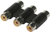Triplet RCA Inline Coupler -- 251-116-T - Image
