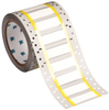 Brady Permasleeve B-345 White Polyolefin Thermal Transfer Die-Cut Thermal Transfer Printer Sleeve - 2 in Width - 0.645 in Height - 0.187 in Min Wire Dia to 0.32 in Max Wire Dia - Double-Side Printable - 662820-92224 - R. S. Hughes Company, Inc.