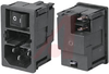 Module, Pwr Entry;AC Inlet, Fuseholder,Line Switch;Snap-In Mt;10A;250VAC - 70080685 - Allied Electronics, Inc.