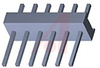 HEADER ASSEMBLY, MTA-100, 6 POSITION, SQUARE, STRAIGHT - 70084956 - Allied Electronics, Inc.