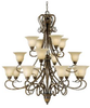 Large Chandeliers-Glass Shade - 6794 - Light Center (The)