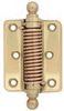 Solid Brass Spring Hinge - 408290 - HardwareSource, Inc.