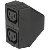 Distribution Unit with 1 IEC Appliance Inlet C14 and 2 Appliance Outlets F, Shuttered -- 4741 - Image