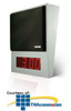 Valcom One-Way Mount Speaker with Digital Clock - VIP-411-DS - TelephoneStuff.com