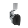 Quarter-Turn Cam Latch, Short wing, 0 mm  Grip, Not Sealed, Zinc Alloy, Powder Coat, Black - E5-1-115-010 - Southco