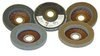3M Scotch-Brite CP-UD Aluminum Oxide Deburring Disc - Fine Grade - Arbor Attachment - 4 1/2 in Diameter - 7/8 in Center Hole - 29204 - 048011-29204 - R. S. Hughes Company, Inc.