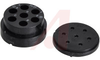 connector component,insert only,size 24,for 7#12 crimp pin cont(sold separate) - 70141690 - Allied Electronics, Inc.