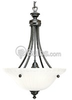 Three-Light Foyer Fixture - P3608-77 - bulbs.com