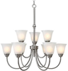 1264-9 PW Mid. Chandeliers-Glass Up - 693596 - Capital Lighting, Inc.