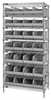 Bins & Systems - Stackable Shelf Bins - Wire Shelving Systems - WR8-463 - Quantum Storage Systems