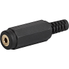 solder terminal, insulated, 3-pole, Audio Plug/Sockets, 2.5 mm - 4831.3300 - SCHURTER Inc