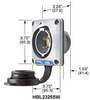 Connector, Power Entry, Plug, 20A; Connector Type Hubbell Wiring Devices - 52F1617 - Newark, An Avnet Company