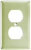 Wall Plate, Plastic, 2 Gang, Ivory; Accessory Type Hubbell Wiring Devices - 81F2911 - Newark, An Avnet Company