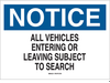 Security Area Sign - 95418 - Brady Corporation