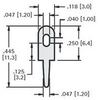 Test Point, Pcb, Through Hole; Product Range Keystone - 93B2934 - Newark, An Avnet Company