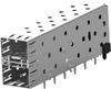 Sfp Cage & Conn, 40Pos, Press-Fit, R/a; No. Of Contacts Amp - Te Connectivity - 17AH9913 - Newark, An Avnet Company