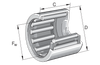 Drawn Cup Roller Clutch -- BK1212-A-L271 - Image