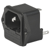 IEC Appliance Inlet C14 with Fuseholder 1- or 2-pole - 1062 - SCHURTER Inc